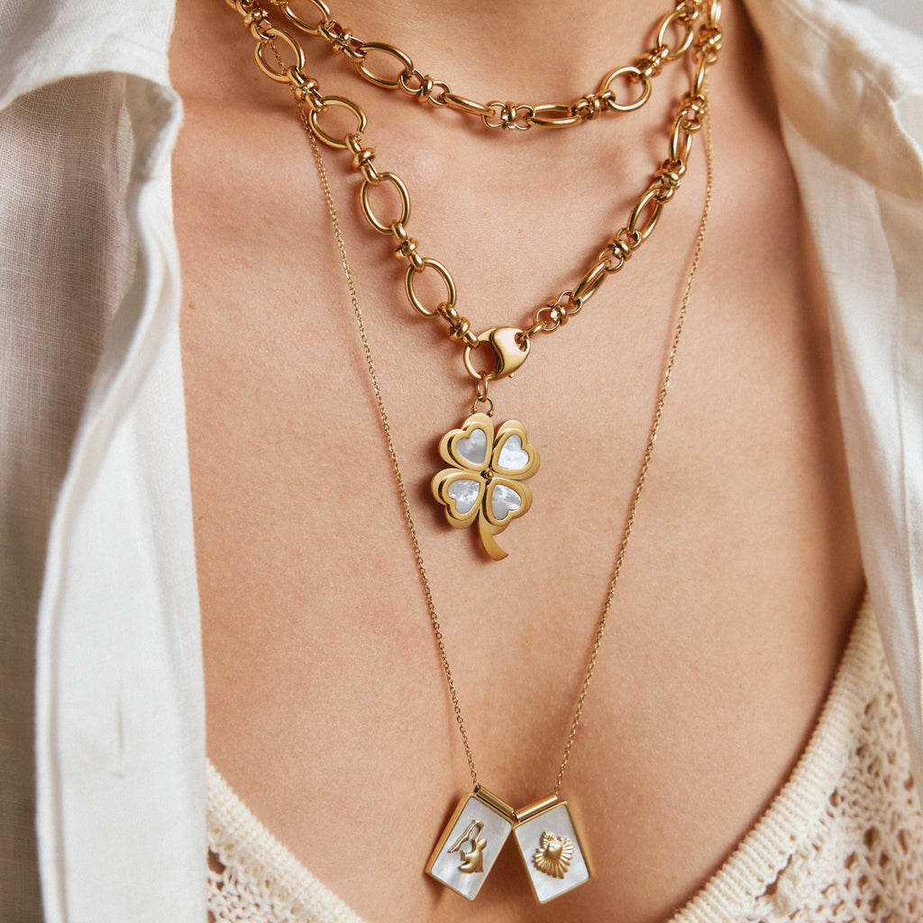 Sant Laia Clever Clover Maxi Chain Necklace