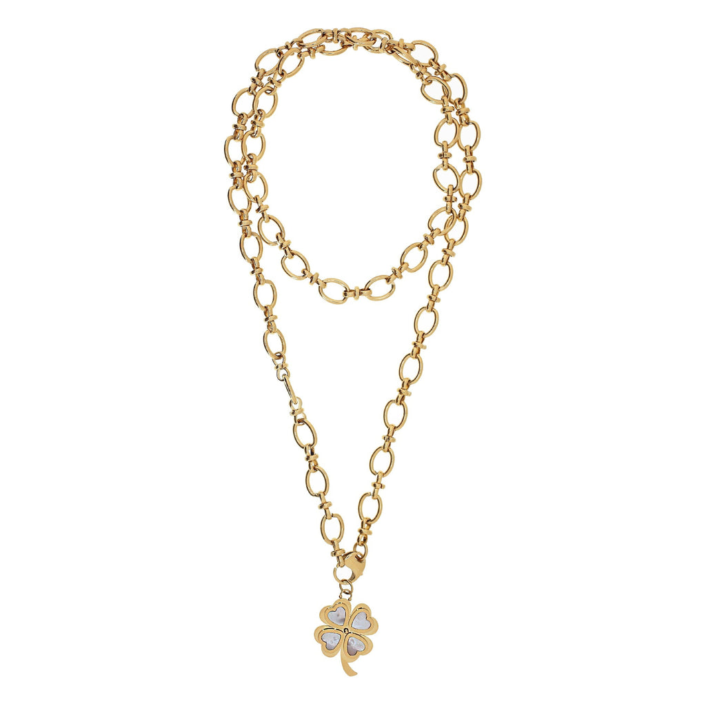 Sant Laia Clever Clover Maxi Chain Necklace