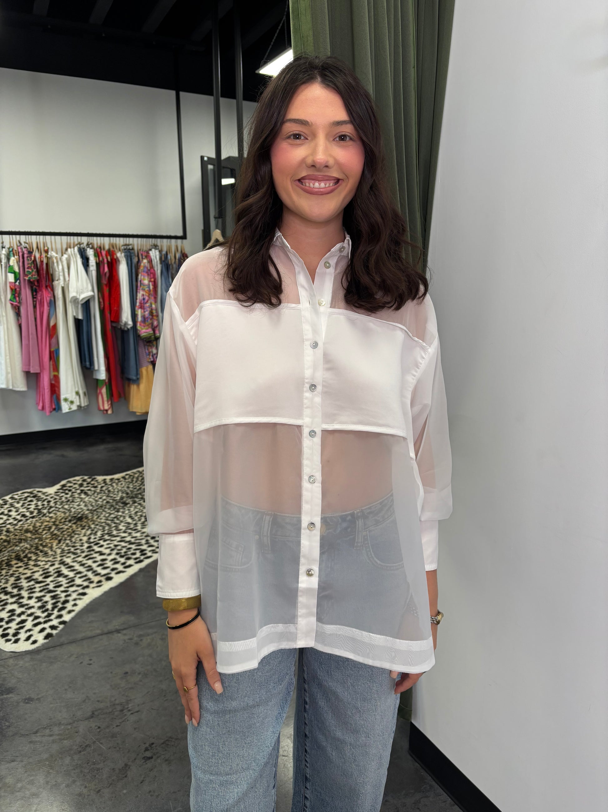 A.Ren Rene White Shirt