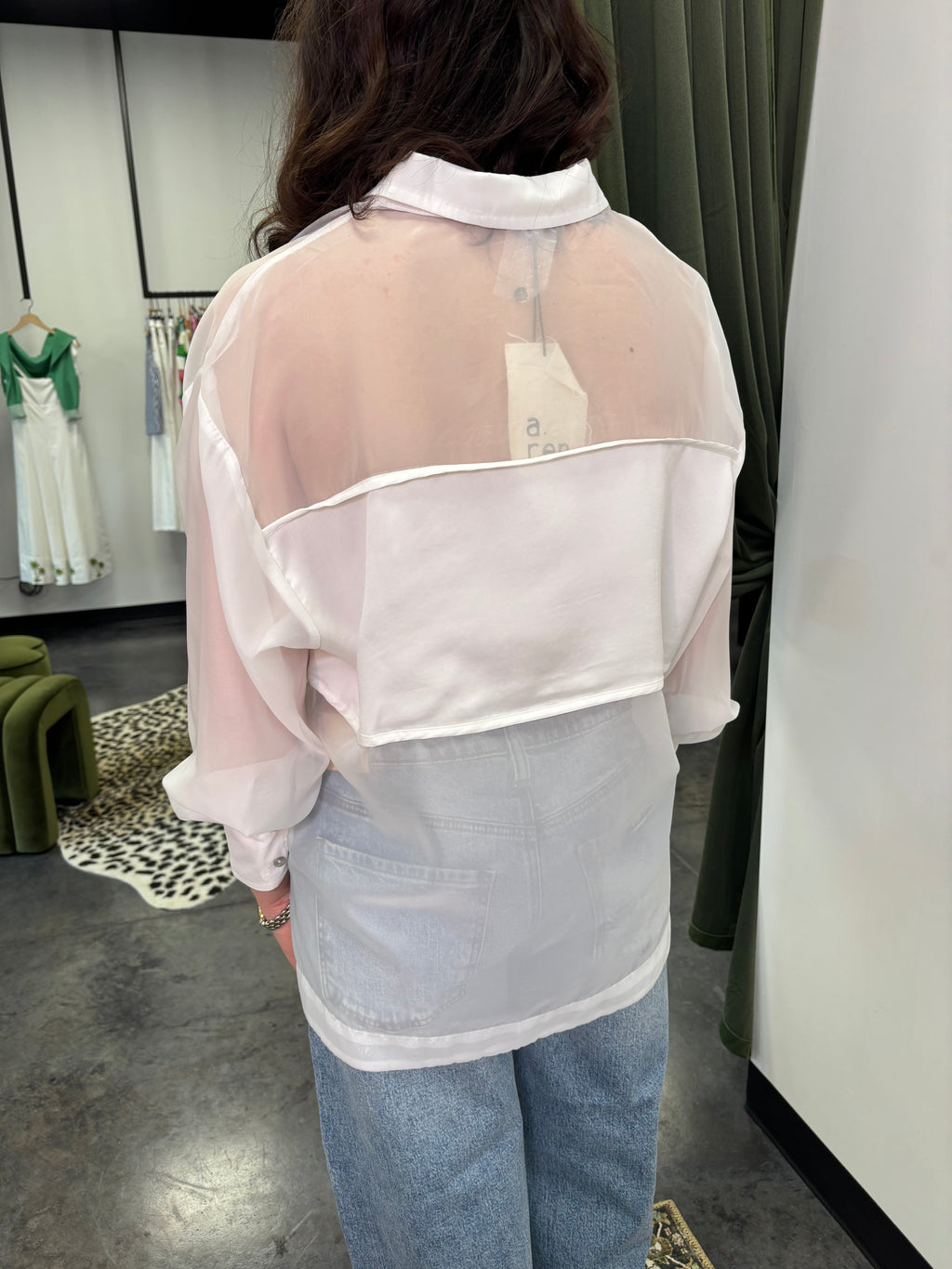 A.Ren Rene White Shirt