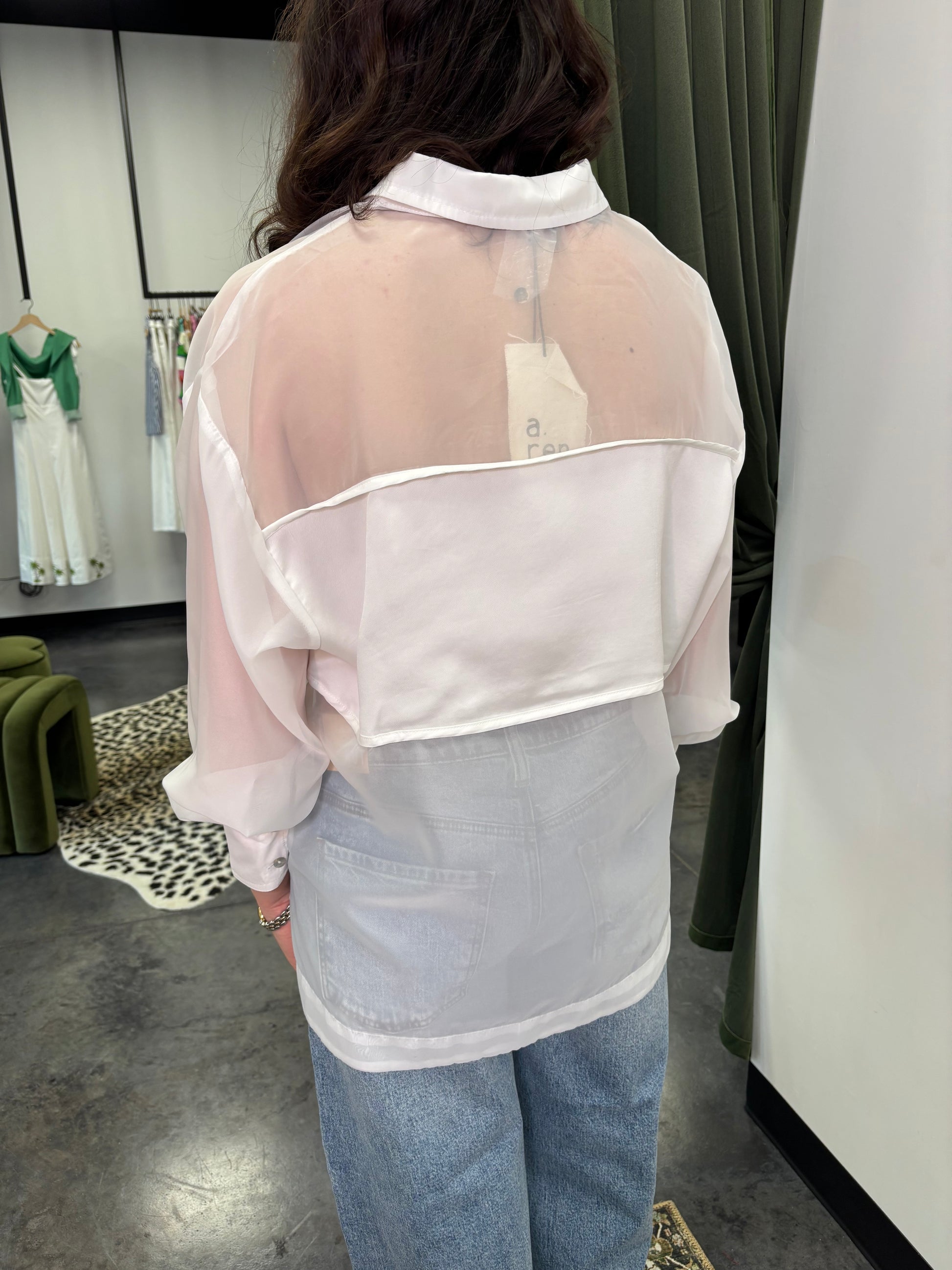 A.Ren Rene White Shirt