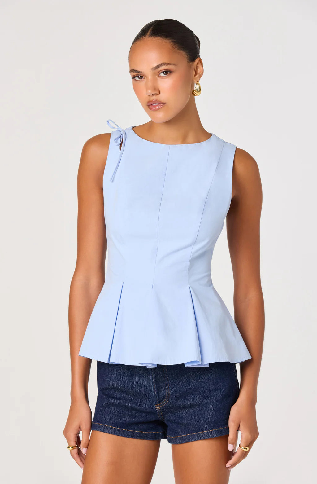 ASTR Blue Kalish Top