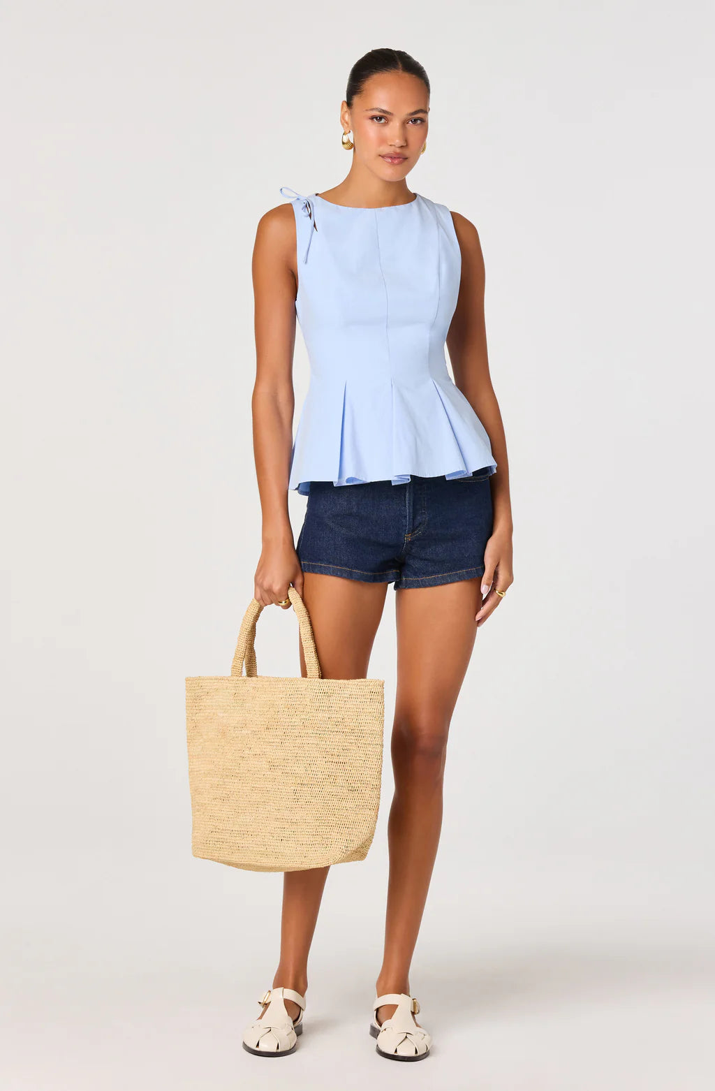 ASTR Blue Kalish Top