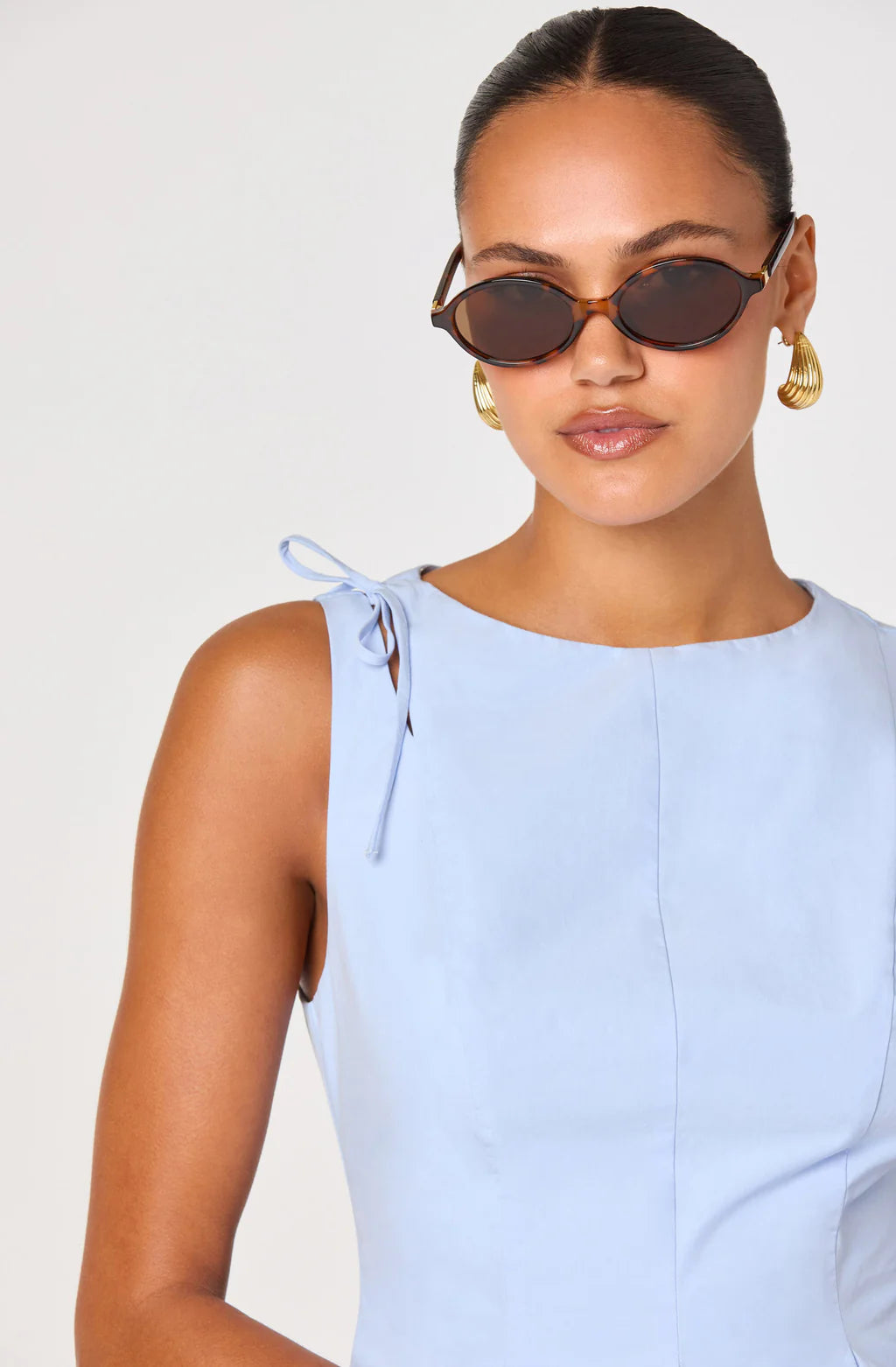 ASTR Blue Kalish Top