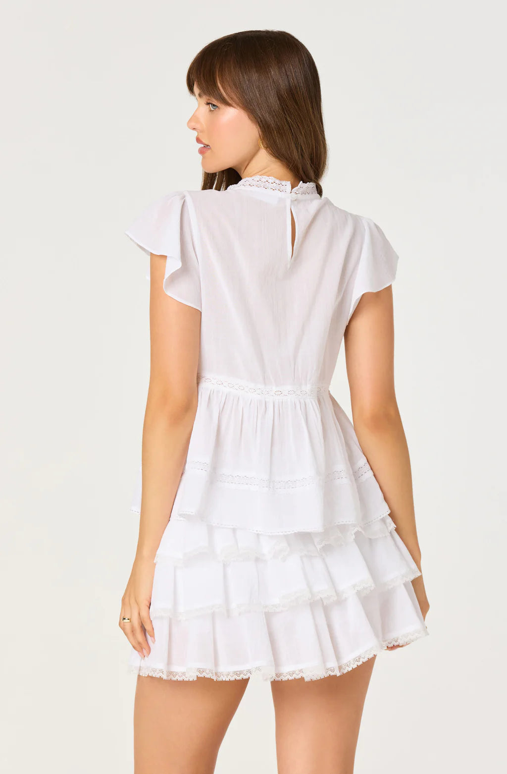 ASTR White Jenny Top