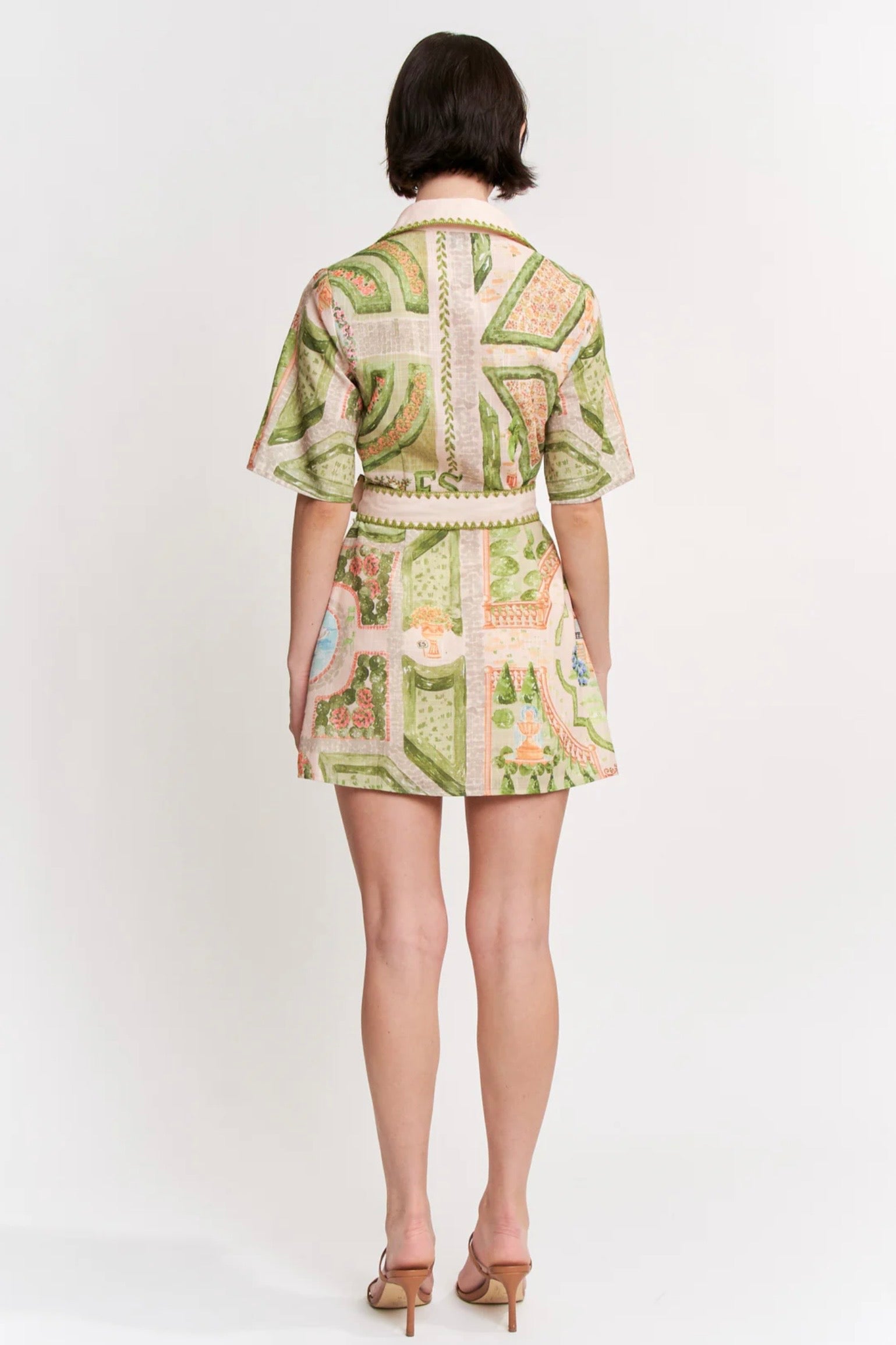 En Saison Sariyah Mini Shirt Dress