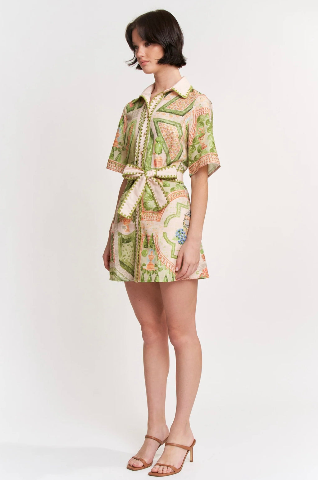 En Saison Sariyah Mini Shirt Dress