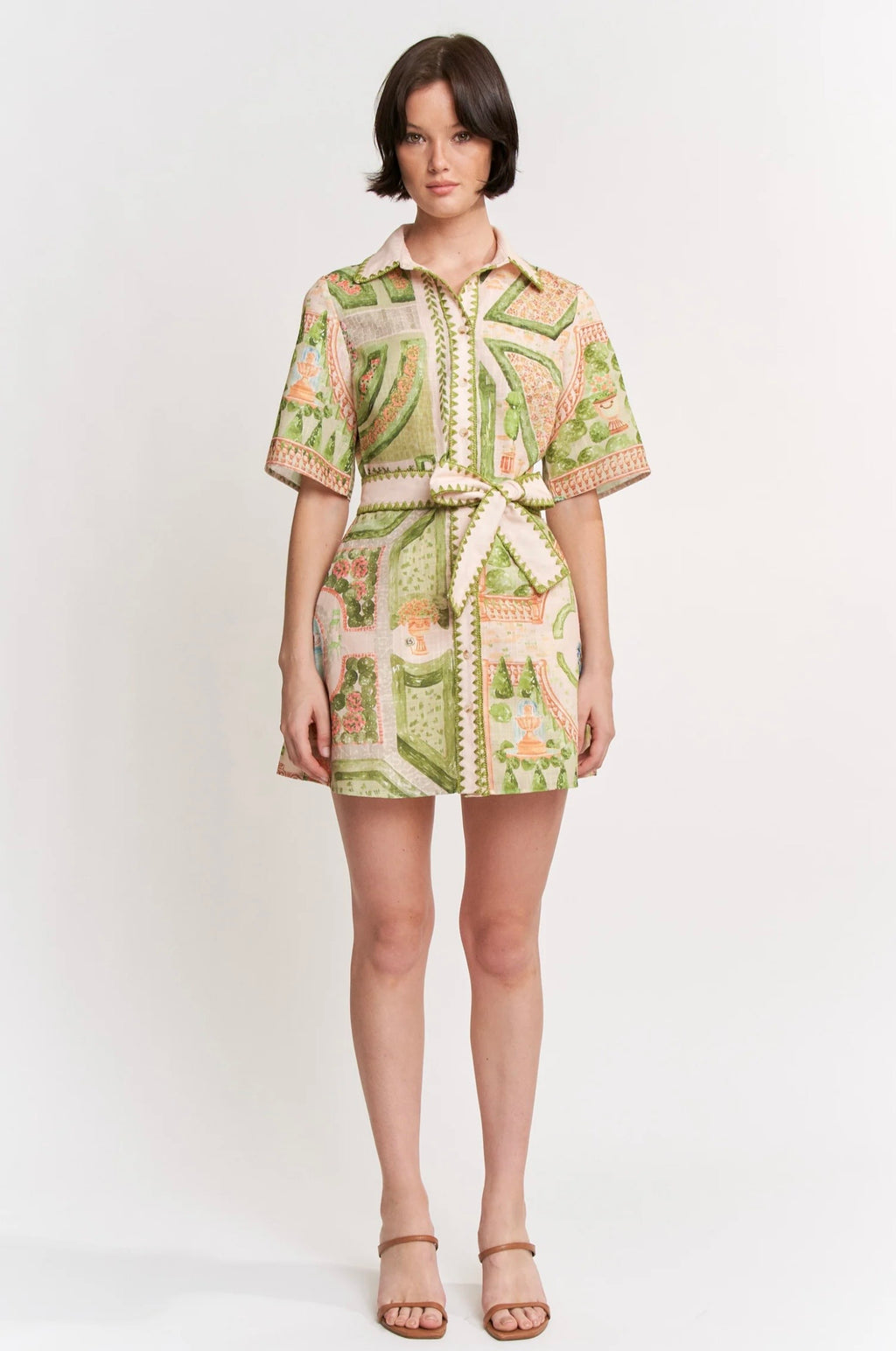 En Saison Sariyah Mini Shirt Dress