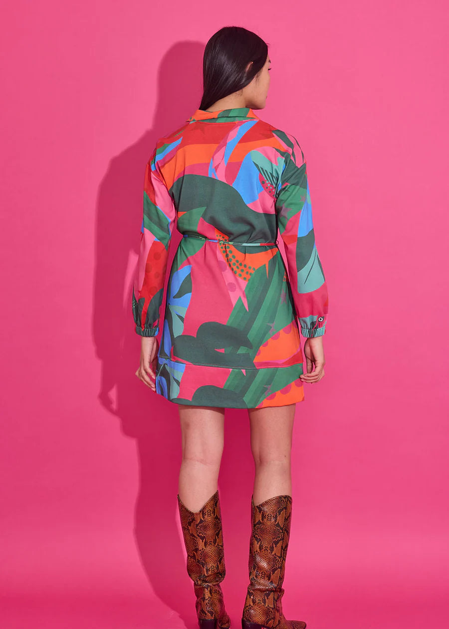 Alden Adair Logan Dress Tropical Jingle