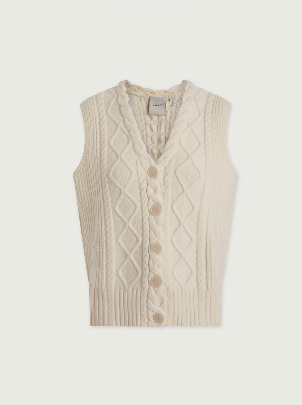 Varley Tatyana Cable Knit Vest