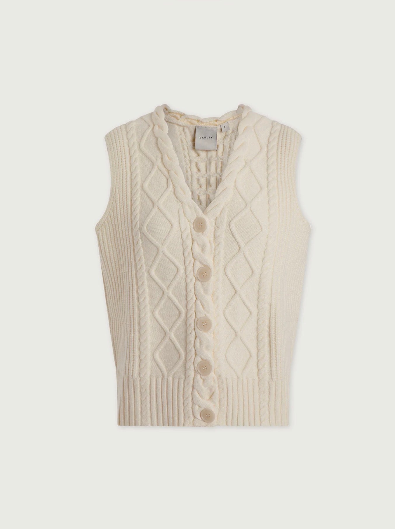 Varley Tatyana Cable Knit Vest