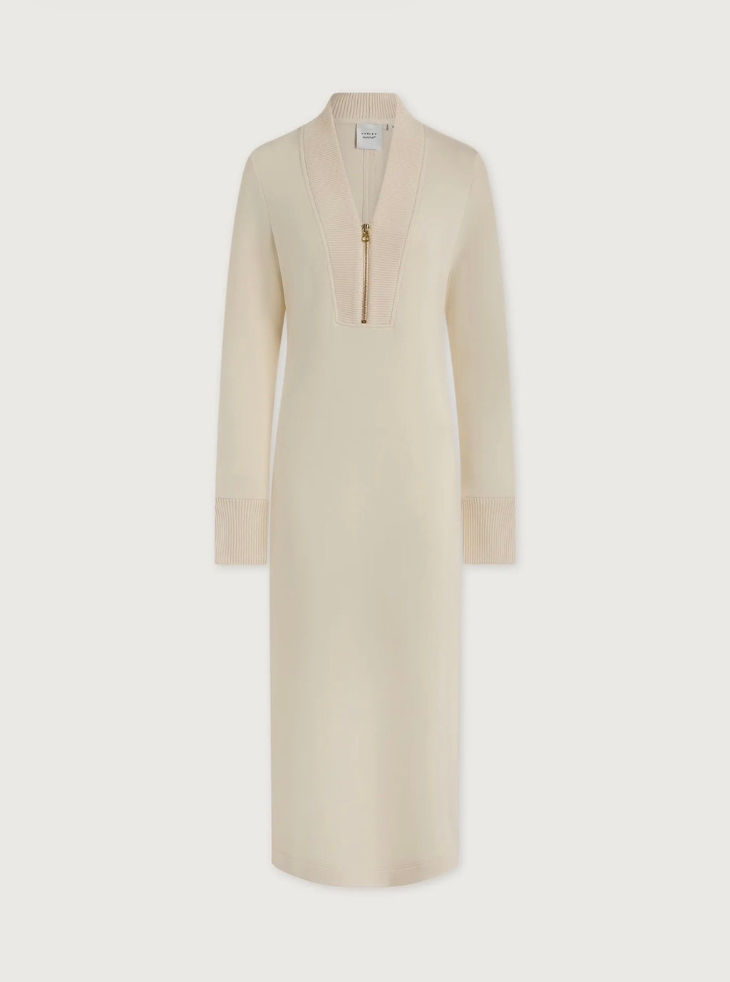 Varley Bree 1/2 Zip Midi Dress Pristine