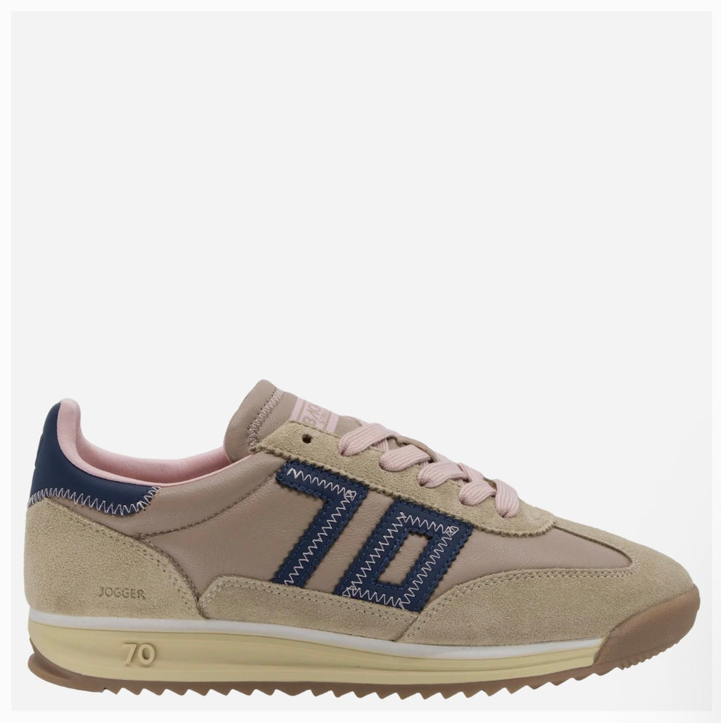 Back70 Jogger Sneaker Camel Navy Pink