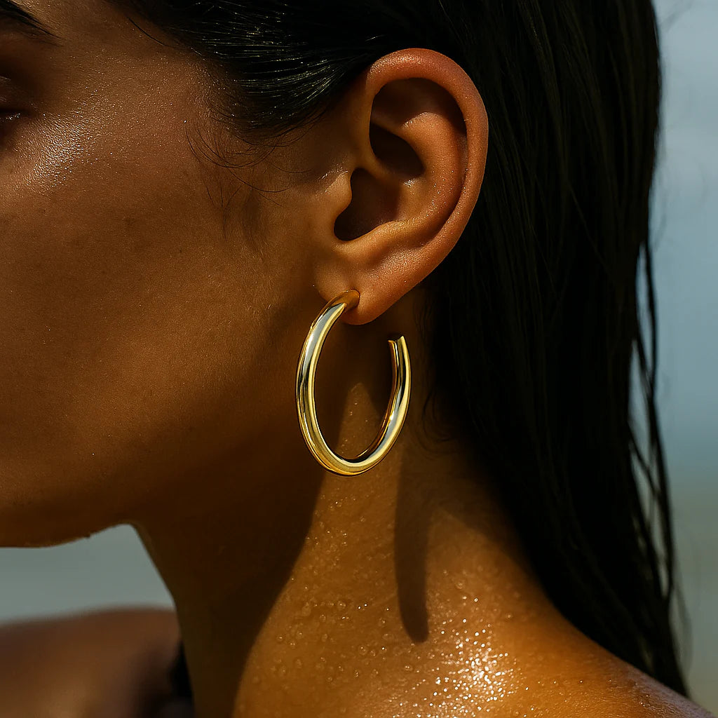 Ellie Vail Flora Lrg. Hoop Earring