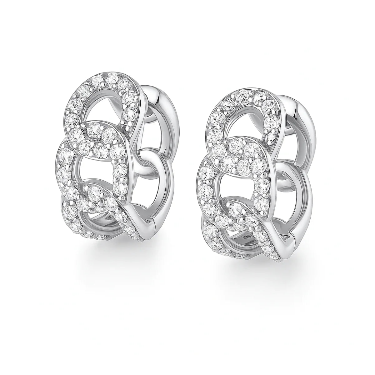 Ellie Vail Anika Chain Huggie Earring