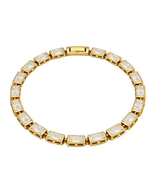 Ellie Vail Monroe Baguette Tennis Bracelet