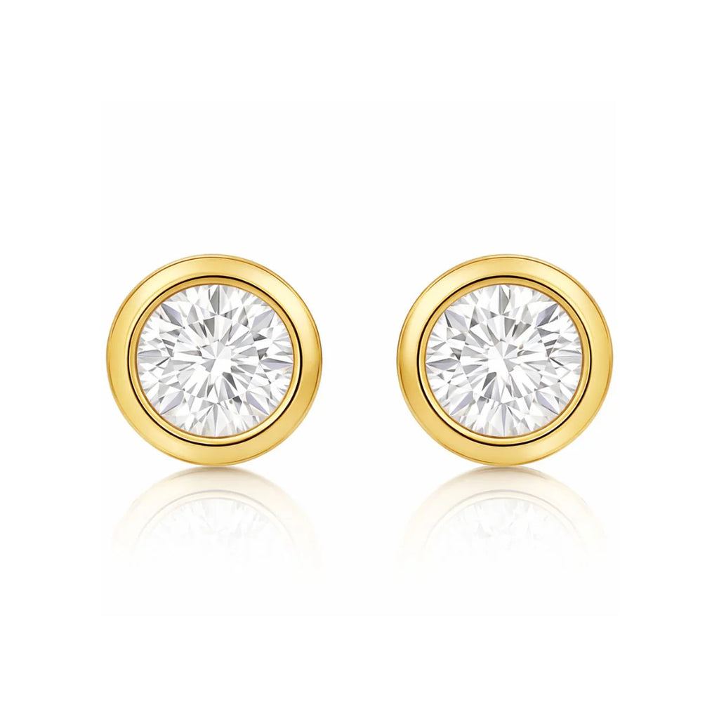 Ellie Vail Cateana Bezel Stud Earring