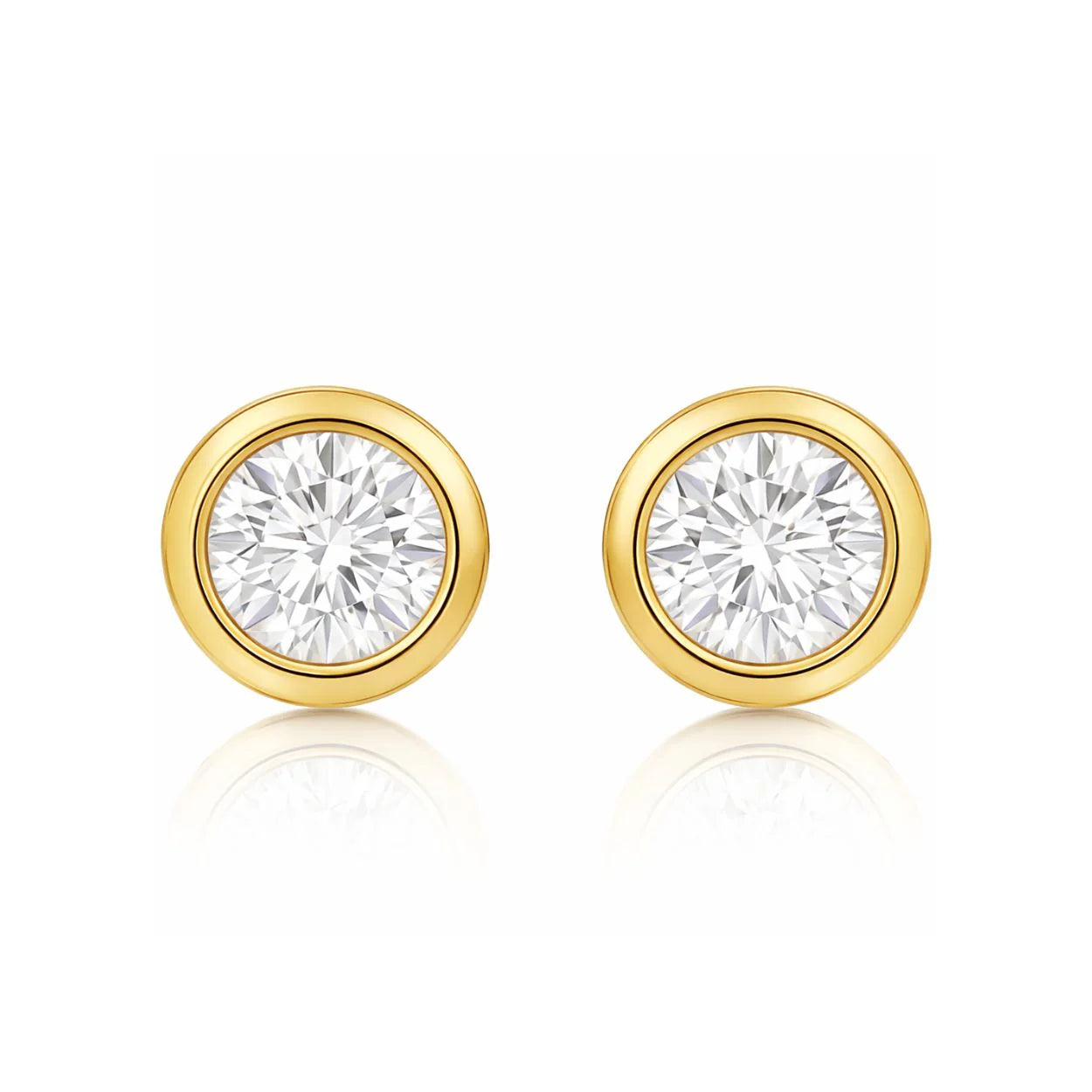 Ellie Vail Cateana Bezel Stud Earring