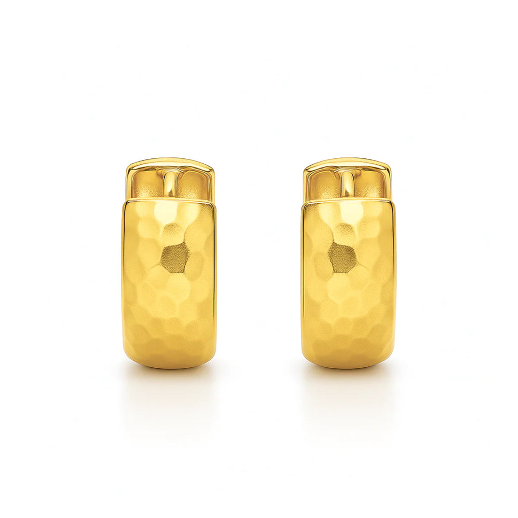 Ellie Vail Brennan Hammered Huggie Earring