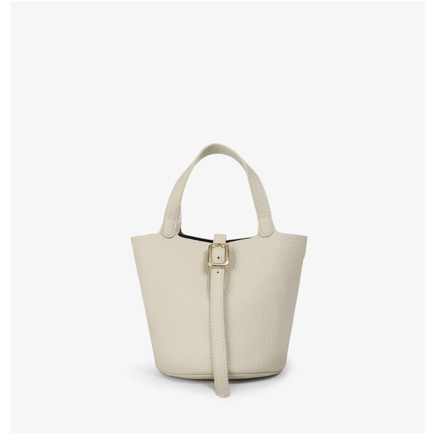 REMI/REID Joya Cream Bucket Bag
