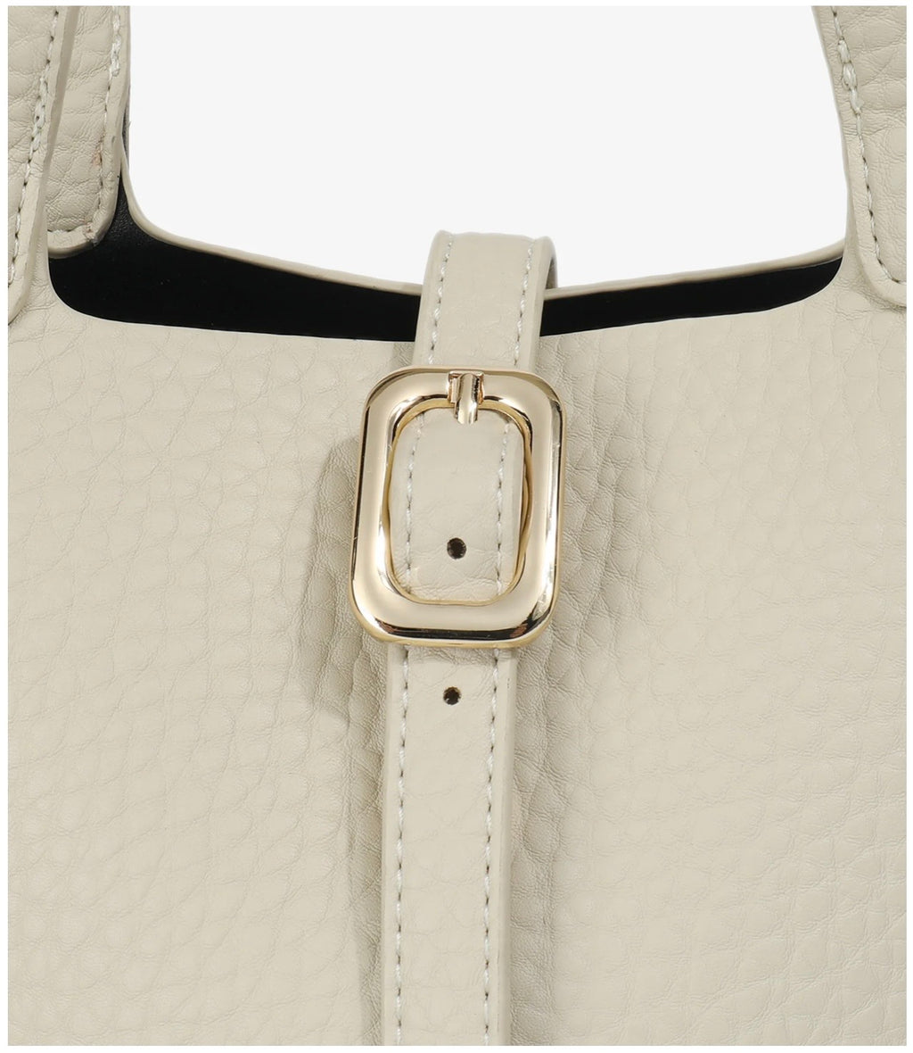 REMI/REID Joya Cream Bucket Bag