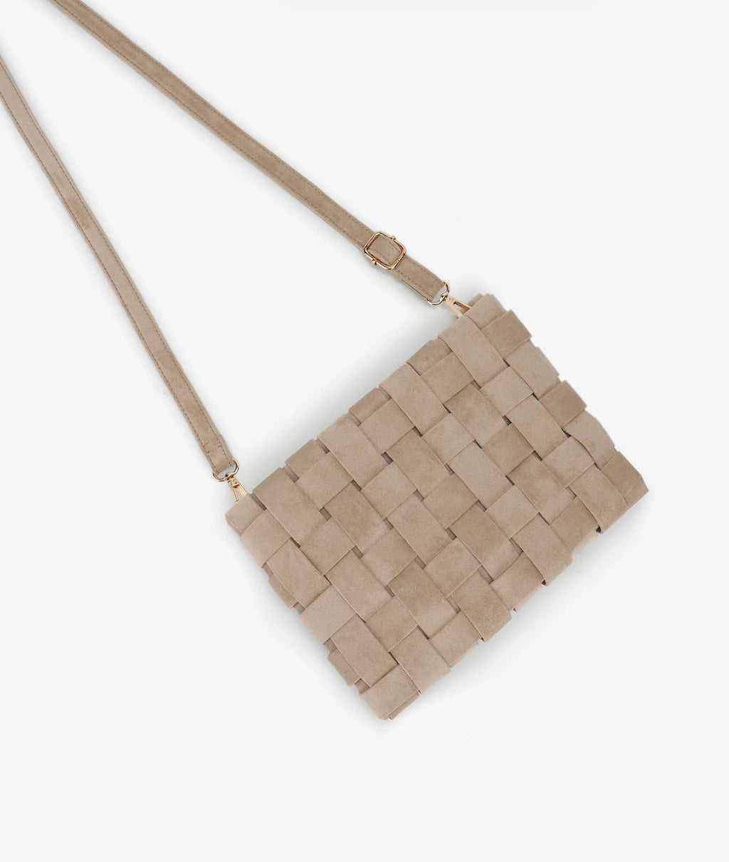 REMI/REID Lindy Large Suede Clutch