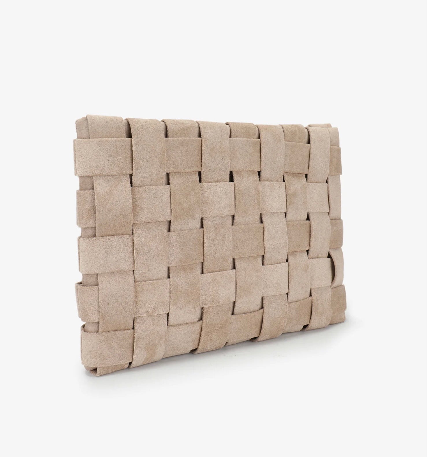 REMI/REID Lindy Large Suede Clutch