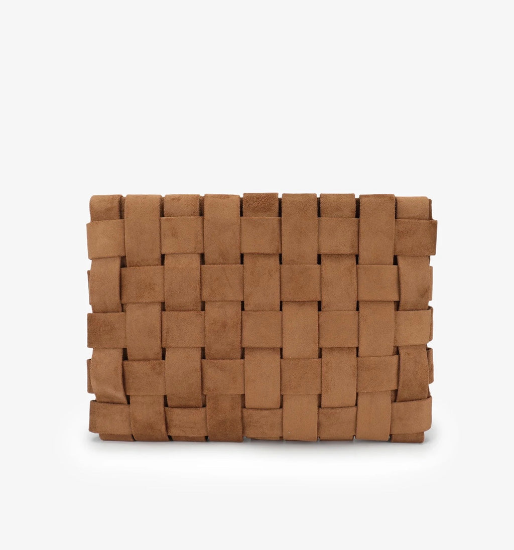 REMI/REID Lindy Large Suede Clutch