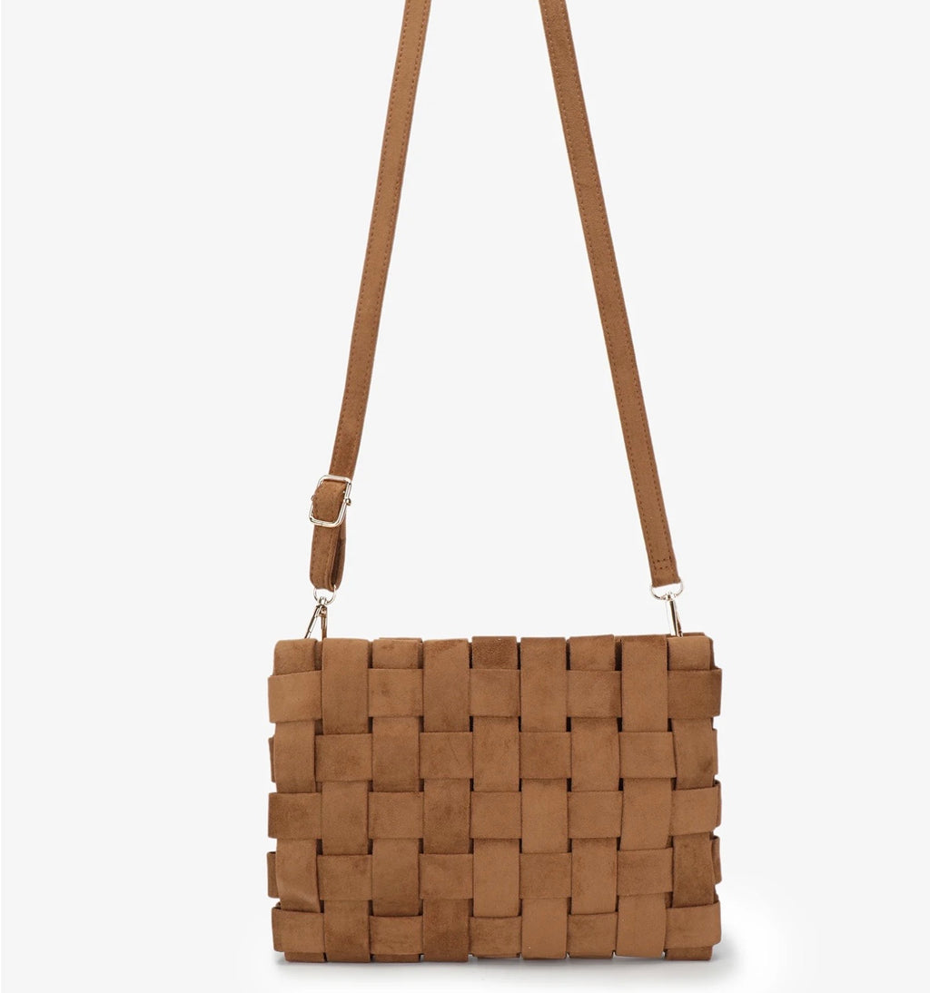 REMI/REID Lindy Large Suede Clutch