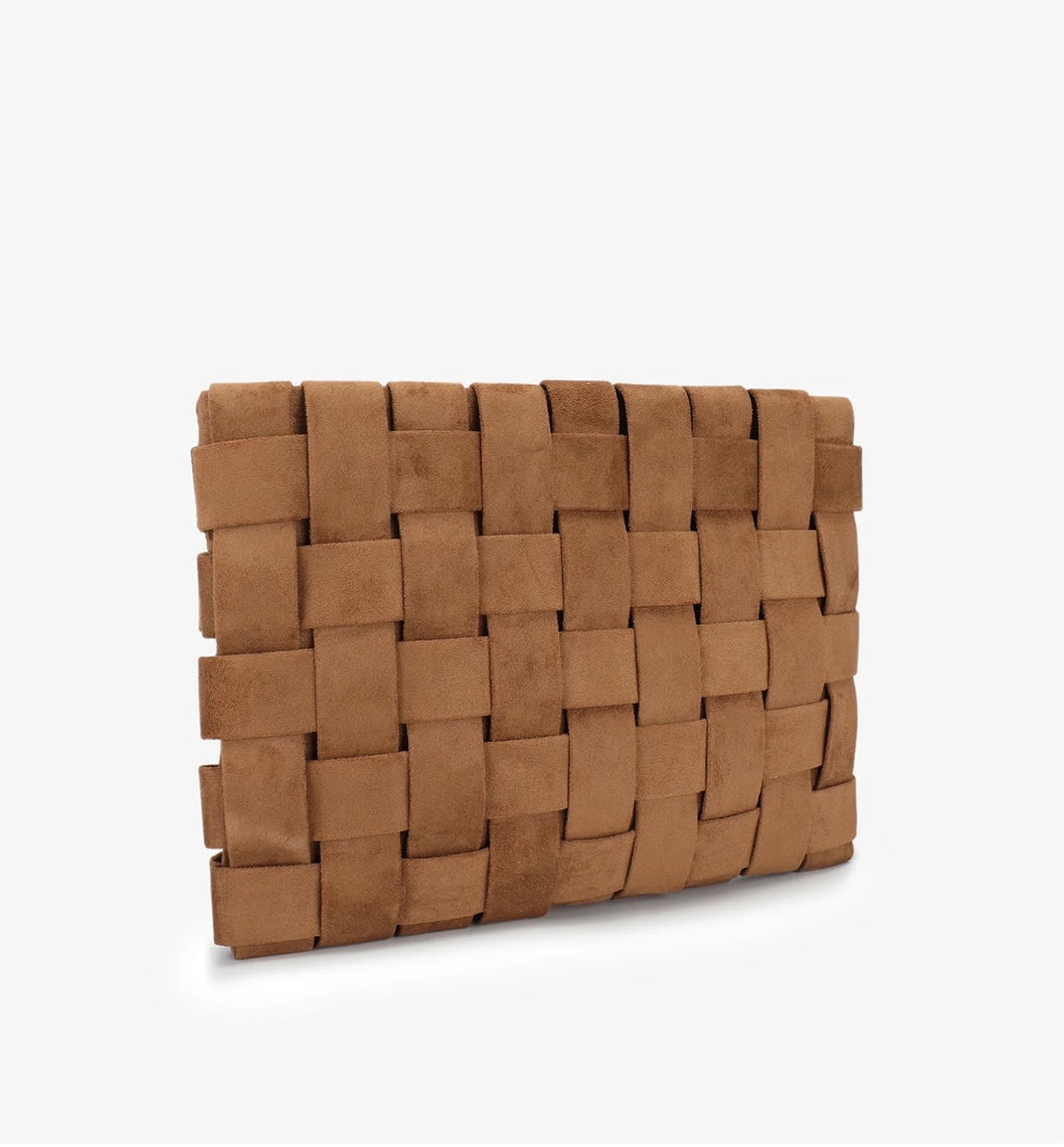 REMI/REID Lindy Large Suede Clutch