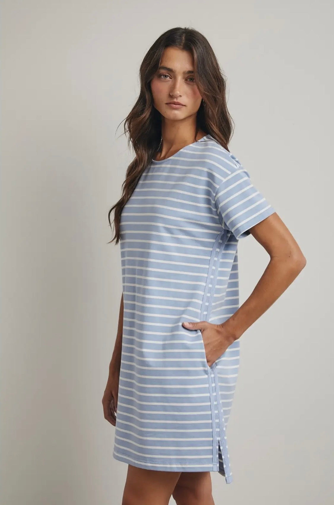 Wishlist Striped T-Shirt Dress