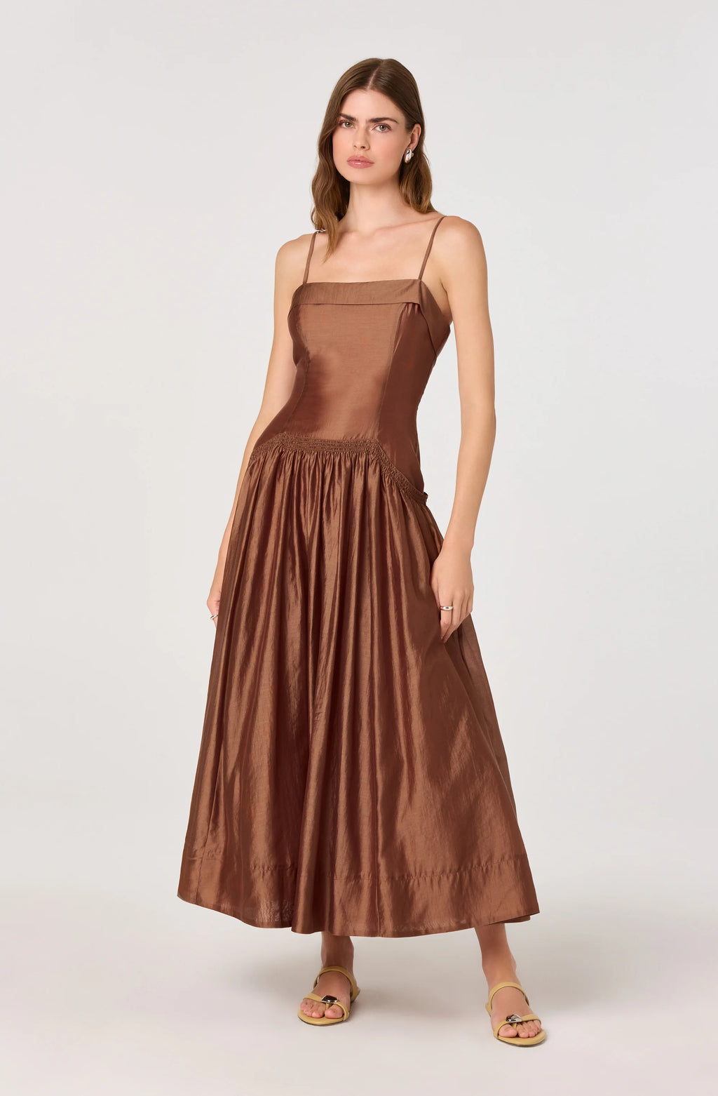 ASTR Ovina Drop-Waist Dress