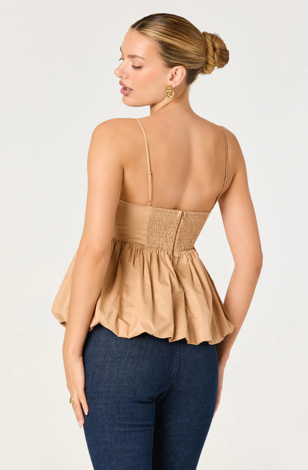 ASTR Alon Peplum Top