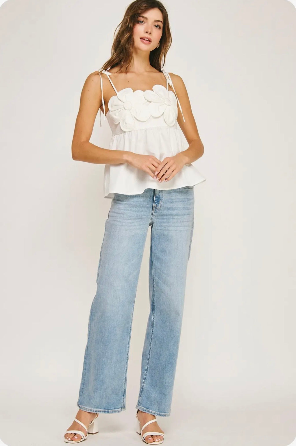 Strut & Bolt Quilted Flower Top