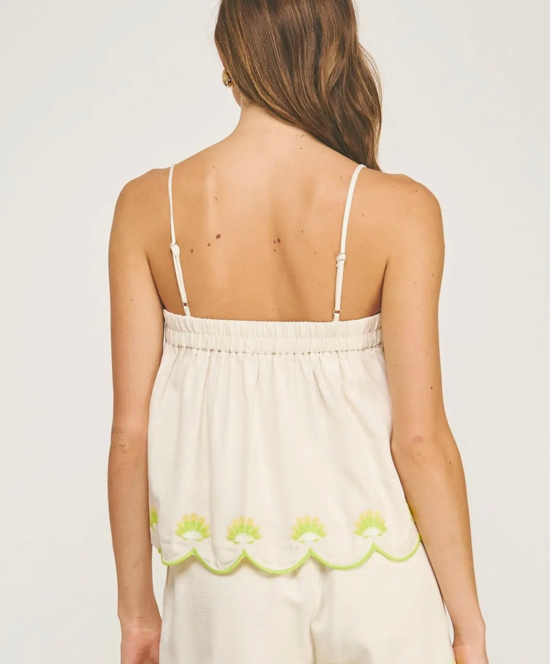 Strut & Bolt Scalloped Cami Top