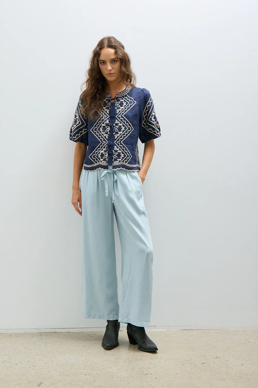 Melissa Nepton Nina Tie Top