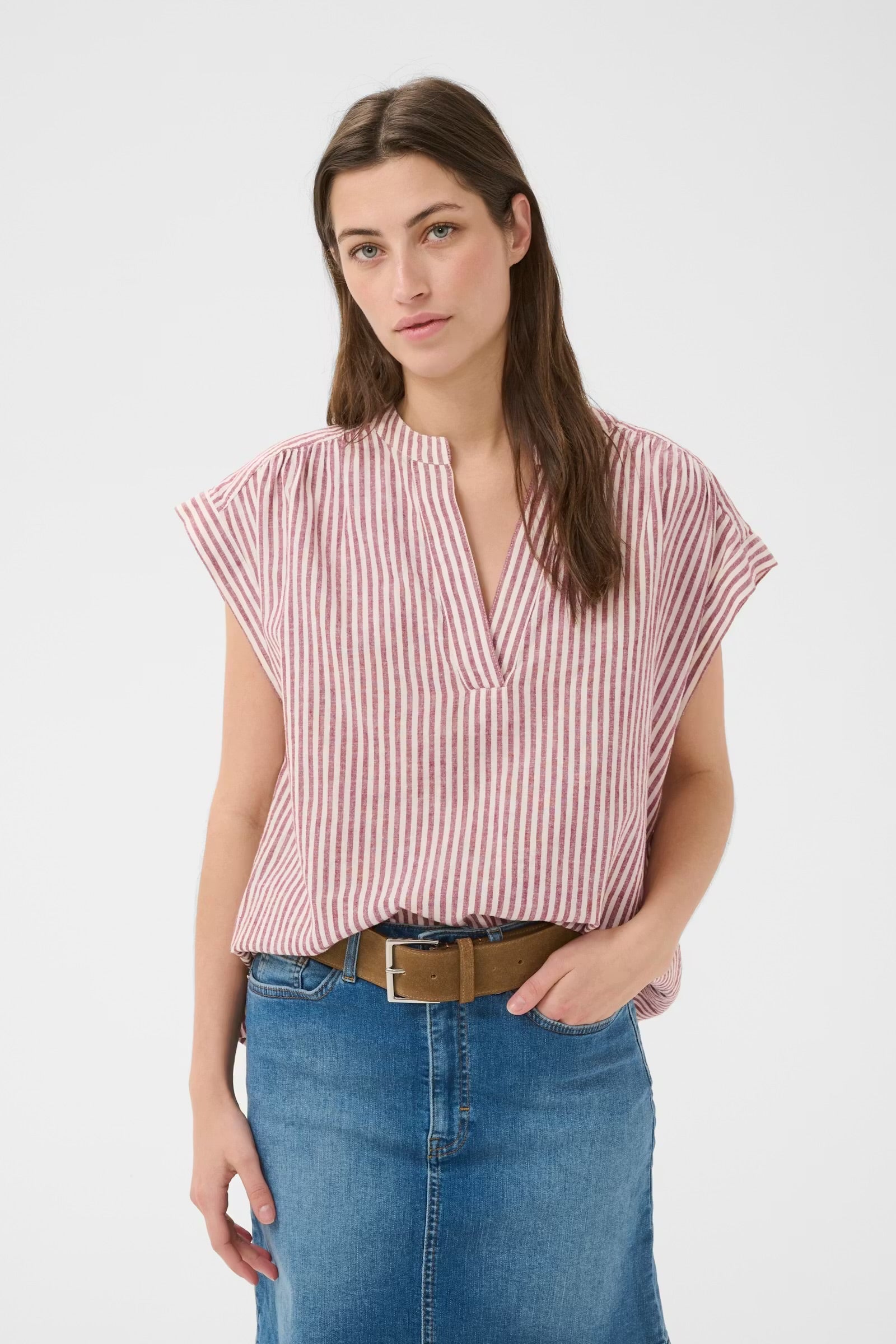 Part Two Bettina Linen Blend Top
