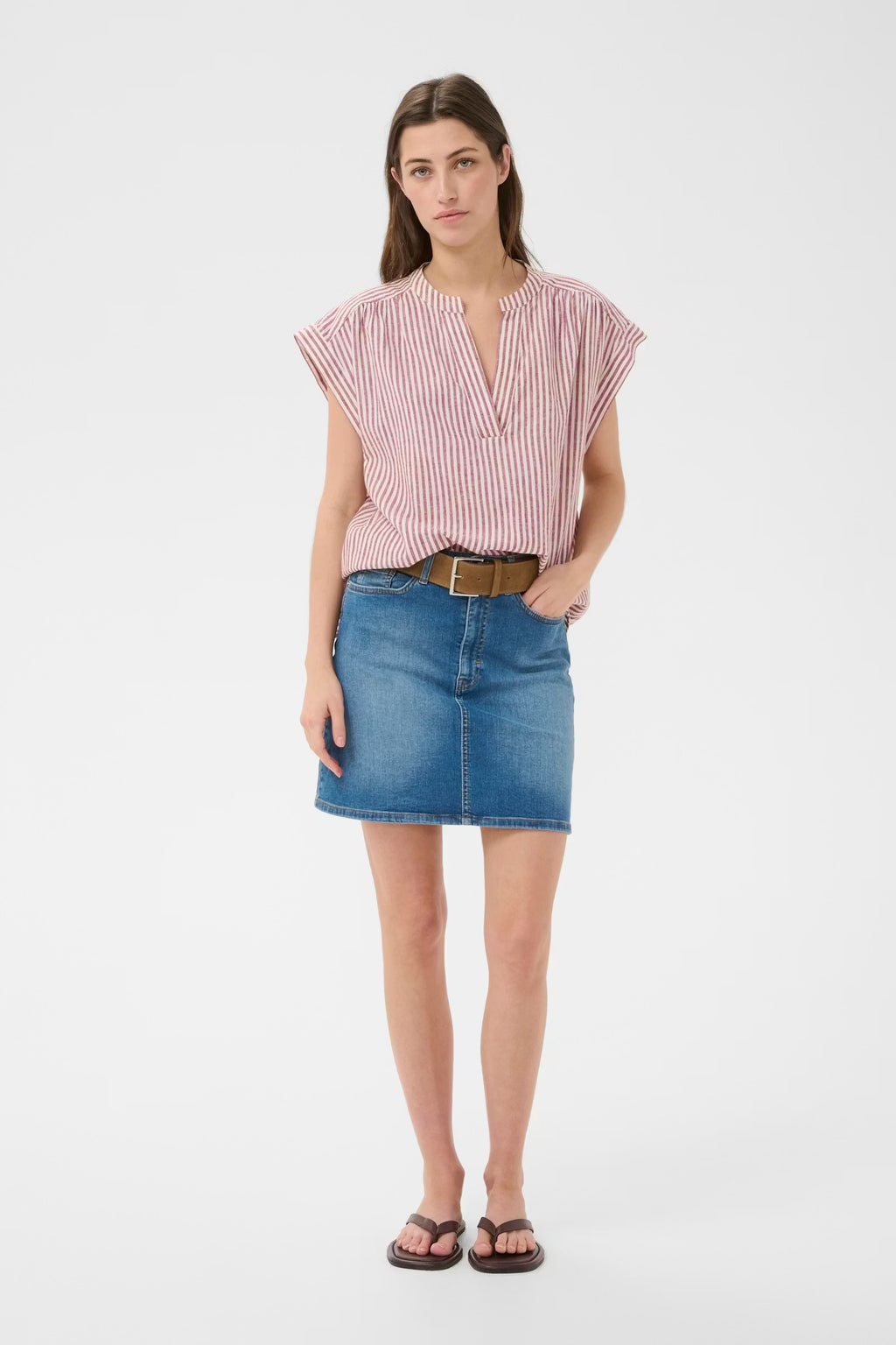 Part Two Bettina Linen Blend Top