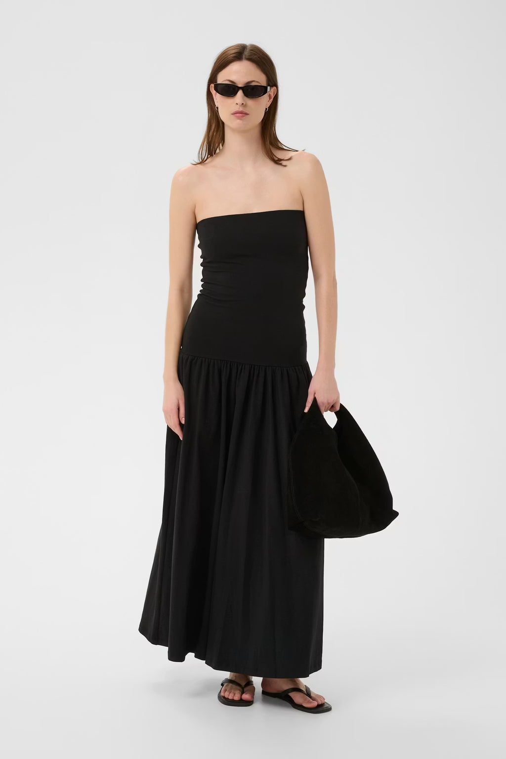 Part Two Borgnette Strapless Maxi Dress