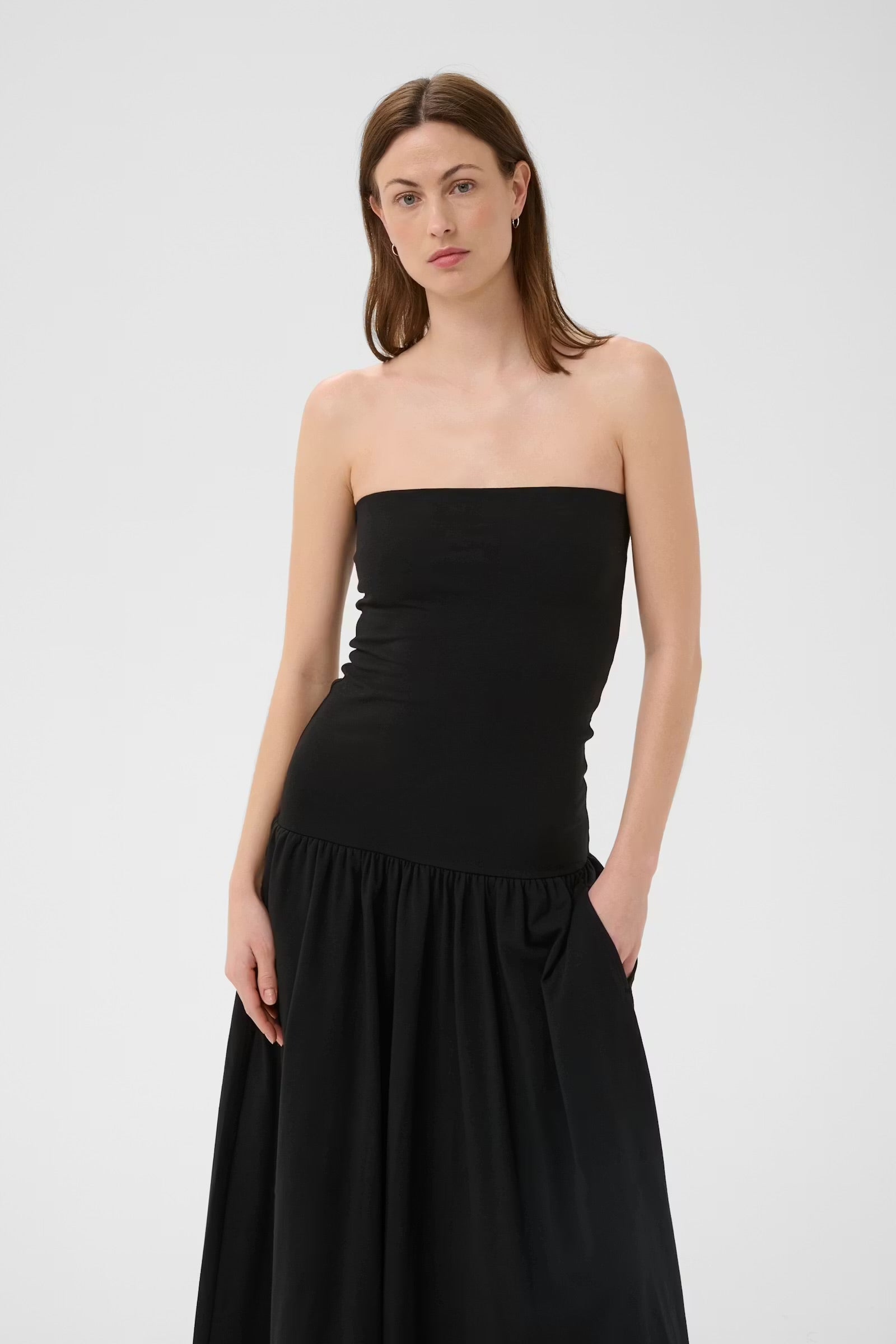 Part Two Borgnette Strapless Maxi Dress
