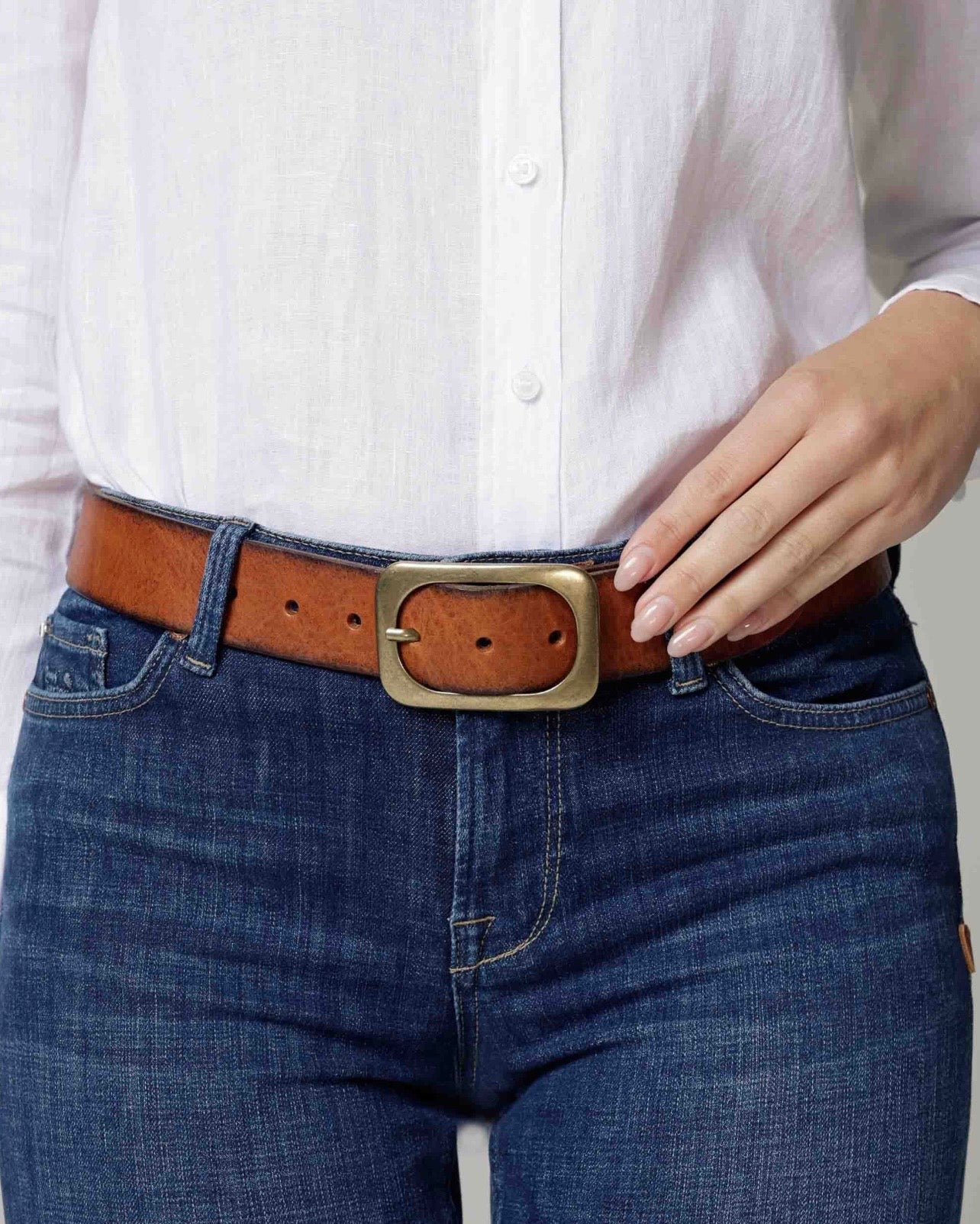 Amsterdam Heritage Cognac Jodi Belt