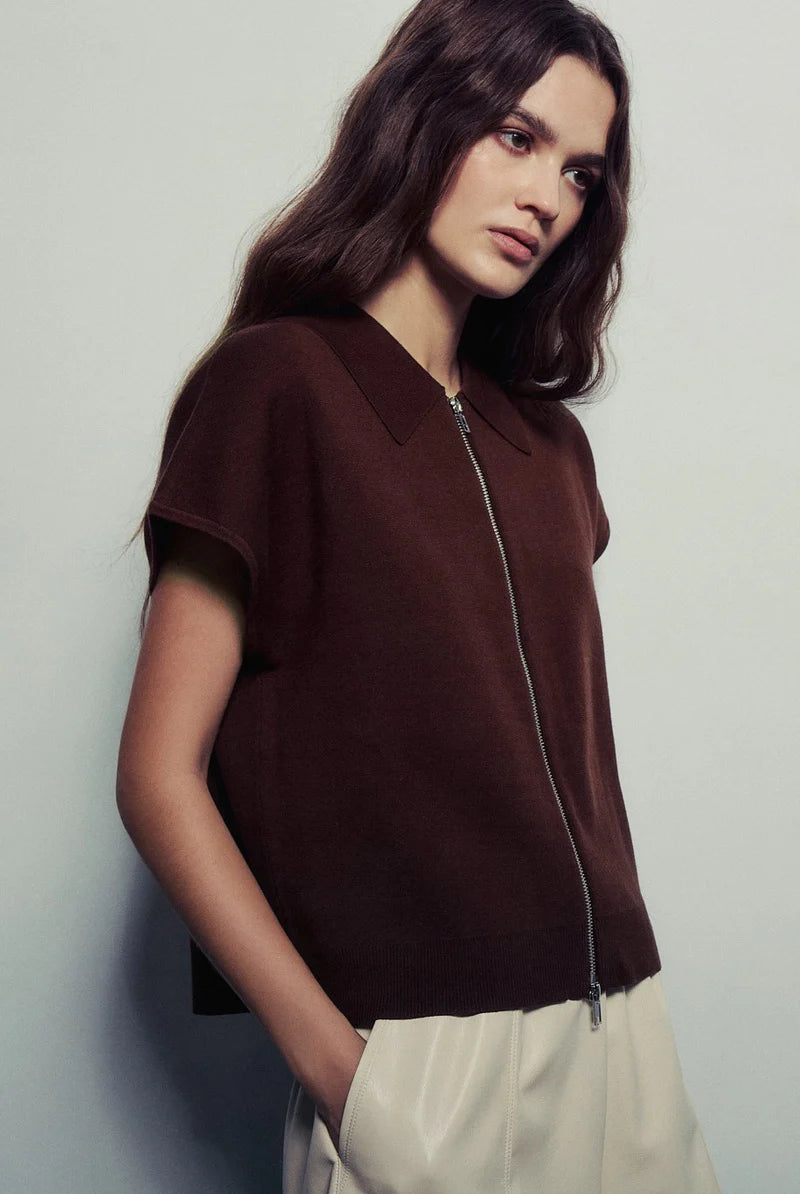 Melissa Nepton Arlo Sweater Chocolate