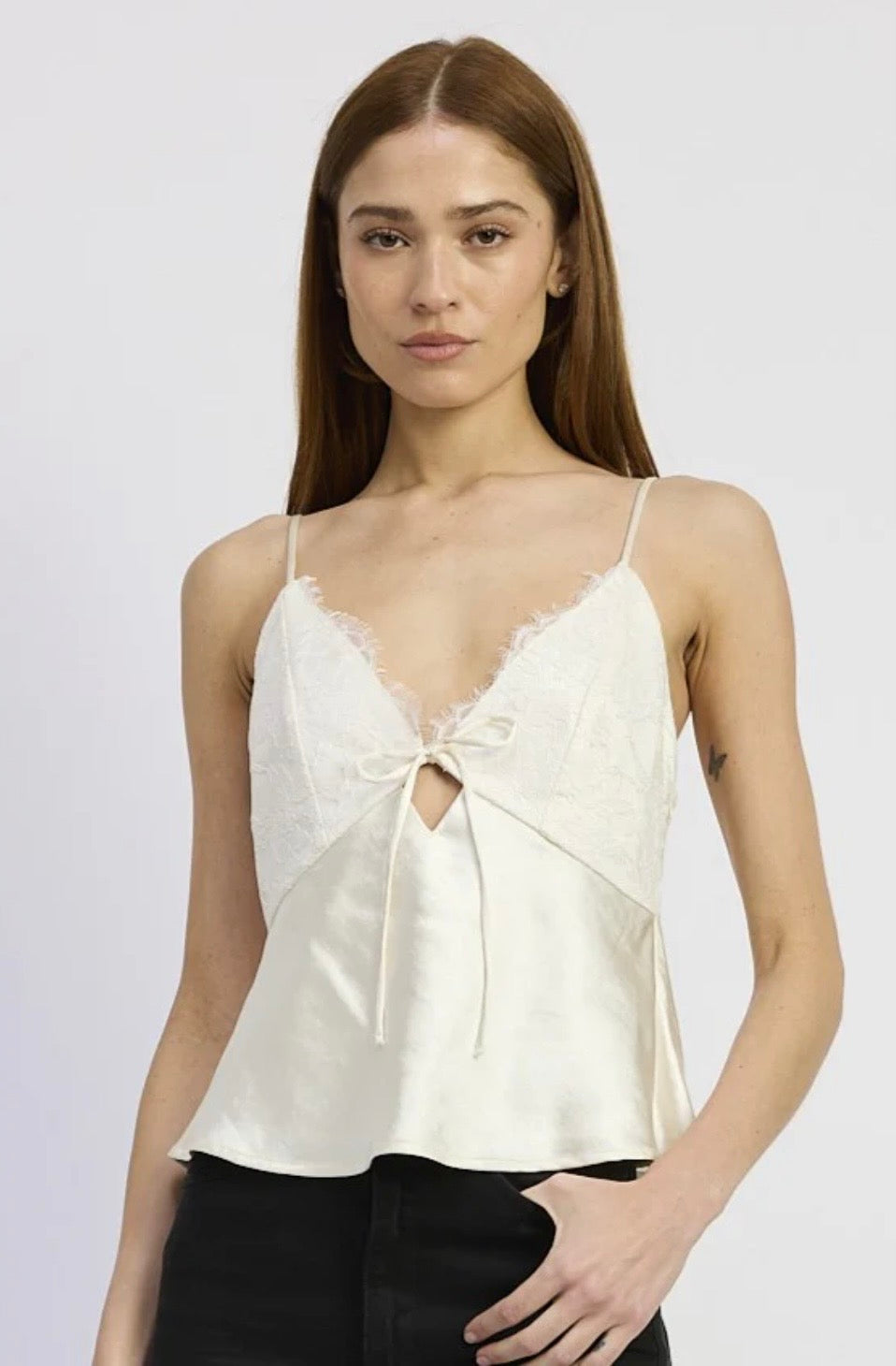 En Saison Rey Lace Bust Satin Cami