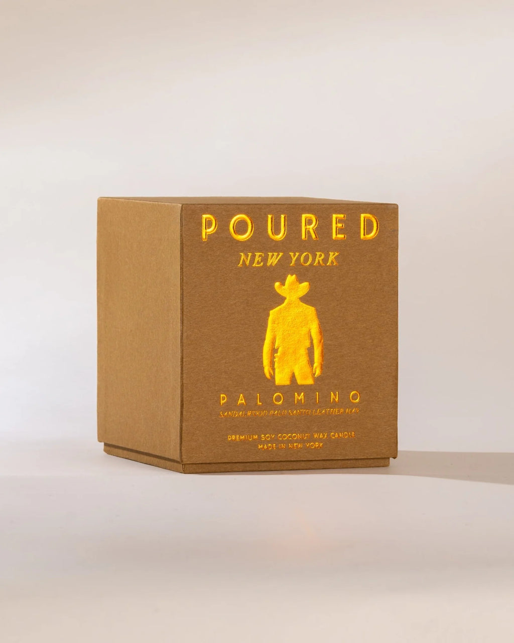 Poured New York Palomino Candle