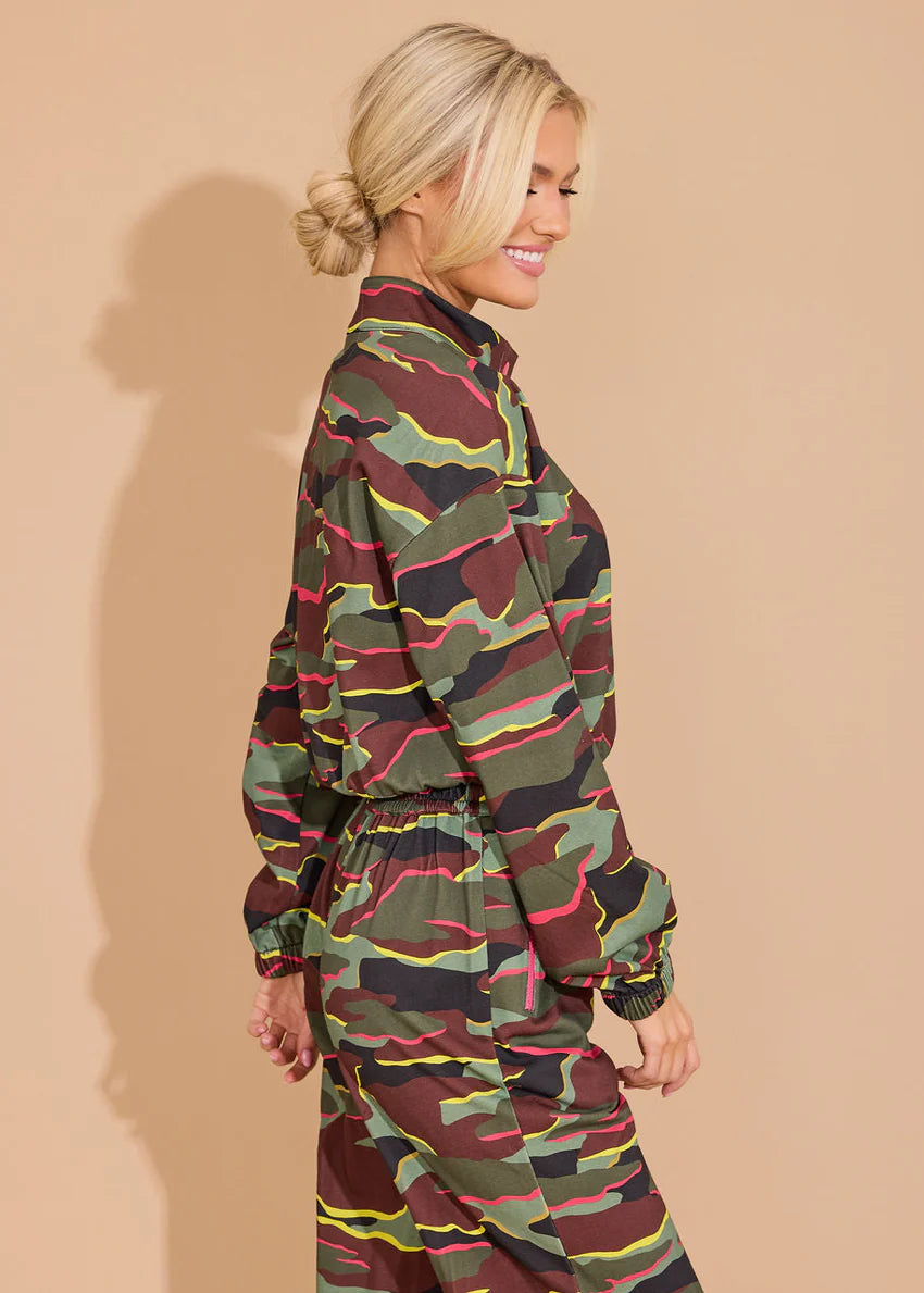 Alden Adair Frankie Top Neon Camo