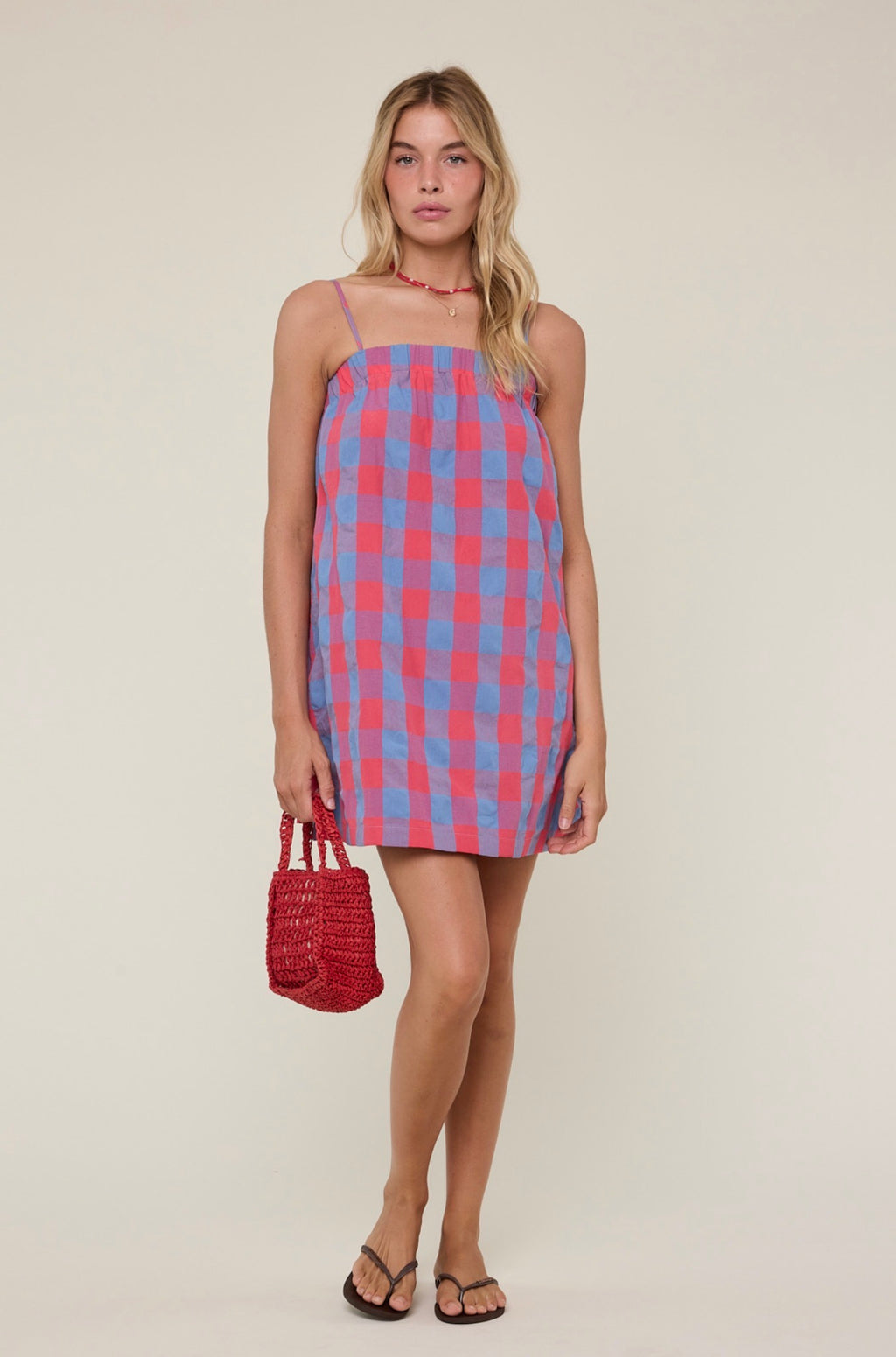 Wishlist Plaid Mini Dress