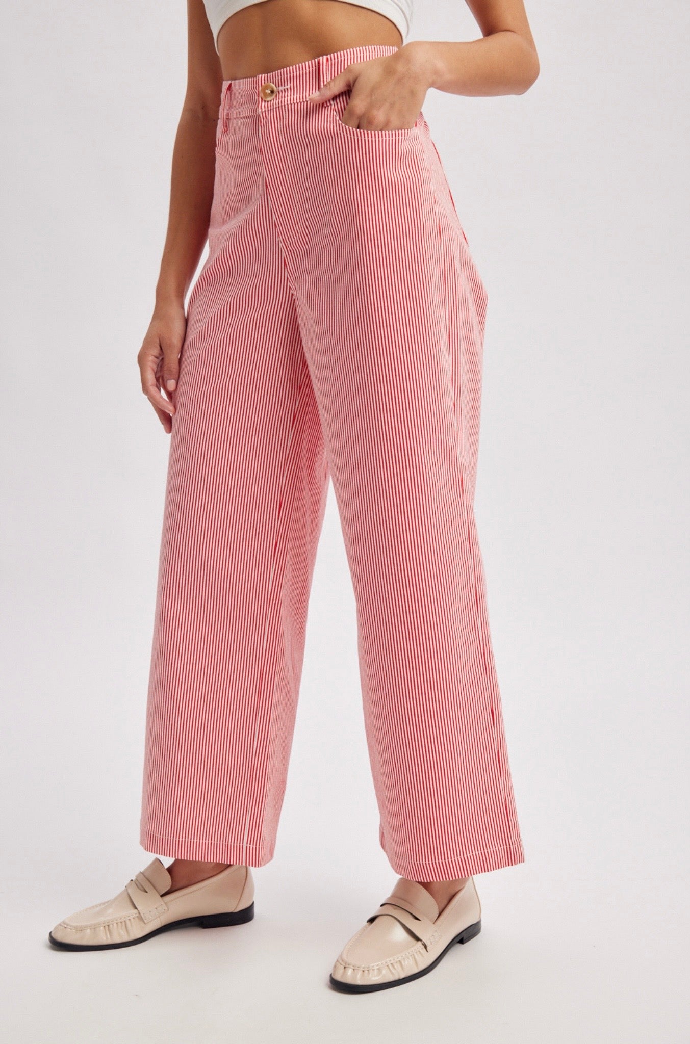 Wishlist Stripe Wideleg Pant