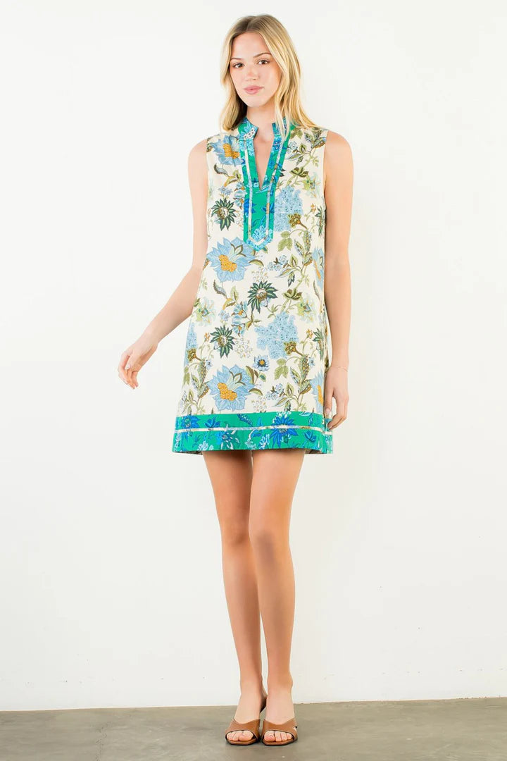 THML Floral Print Sleeveless Dress