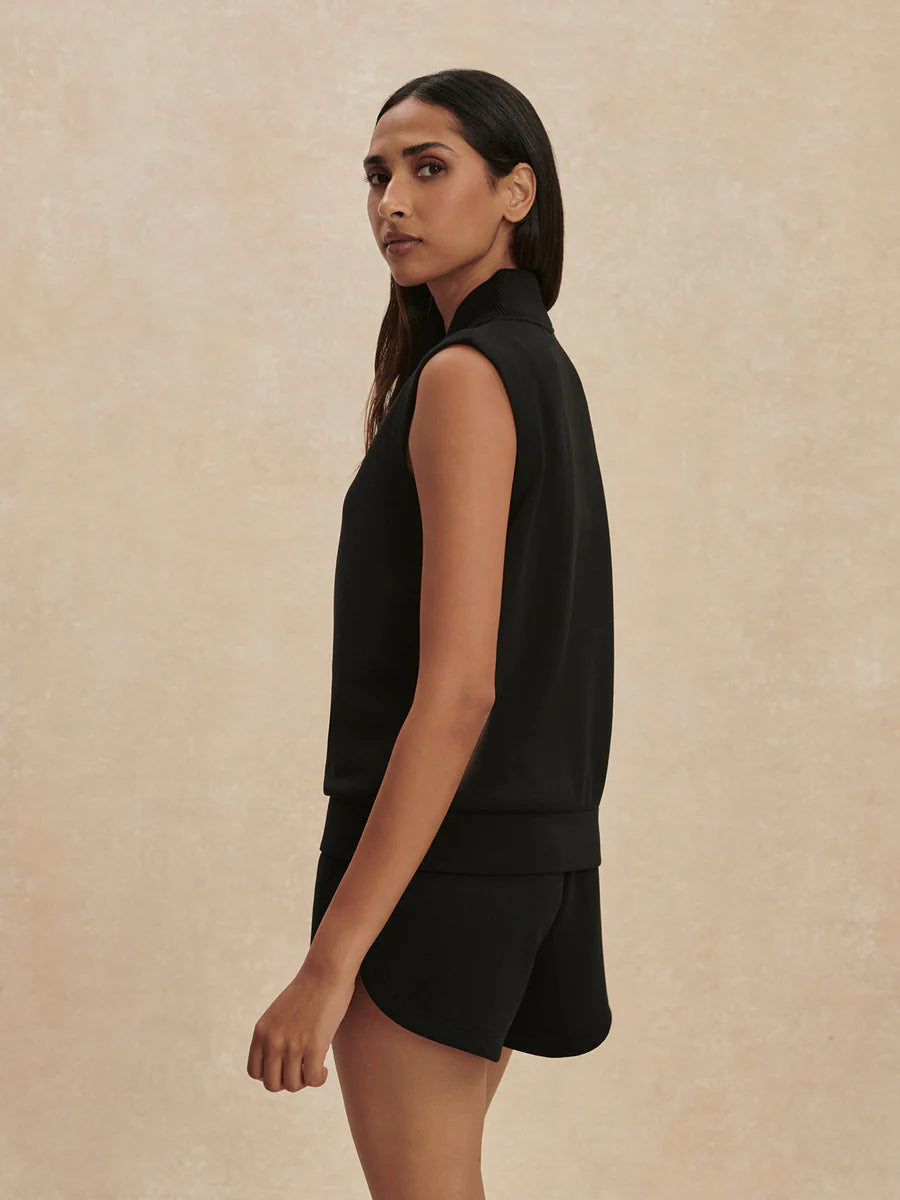 Varley Beau Sleeveless Half-Zip Top