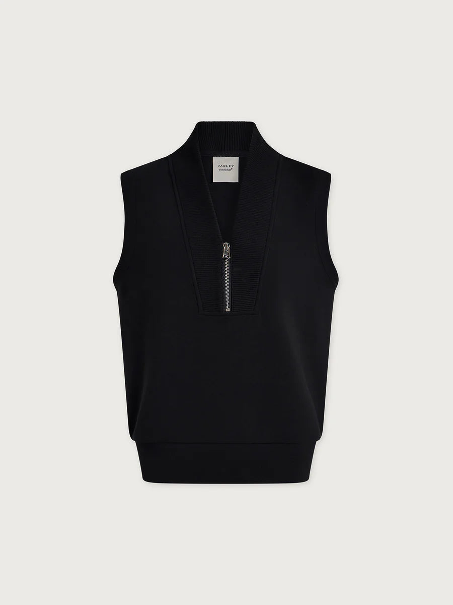 Varley Beau Sleeveless Half-Zip Top
